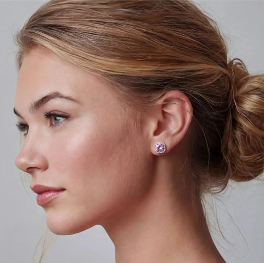 Boucles d’Oreilles Pink Dream - Argent 925
