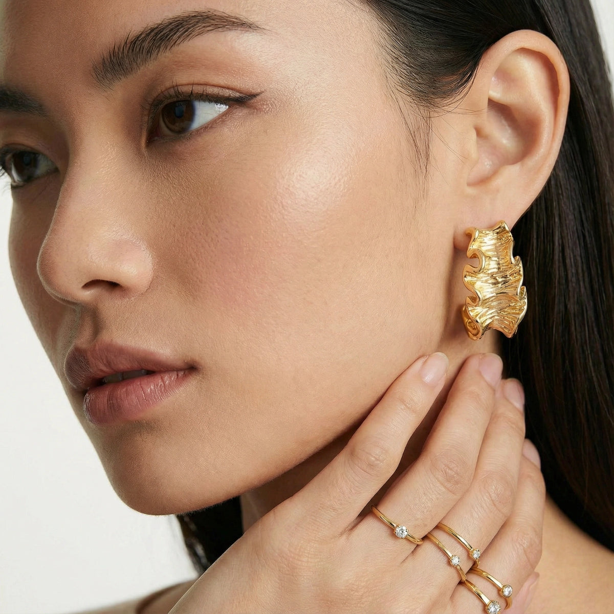 Boucles d’oreilles Léna - Acier inoxydable