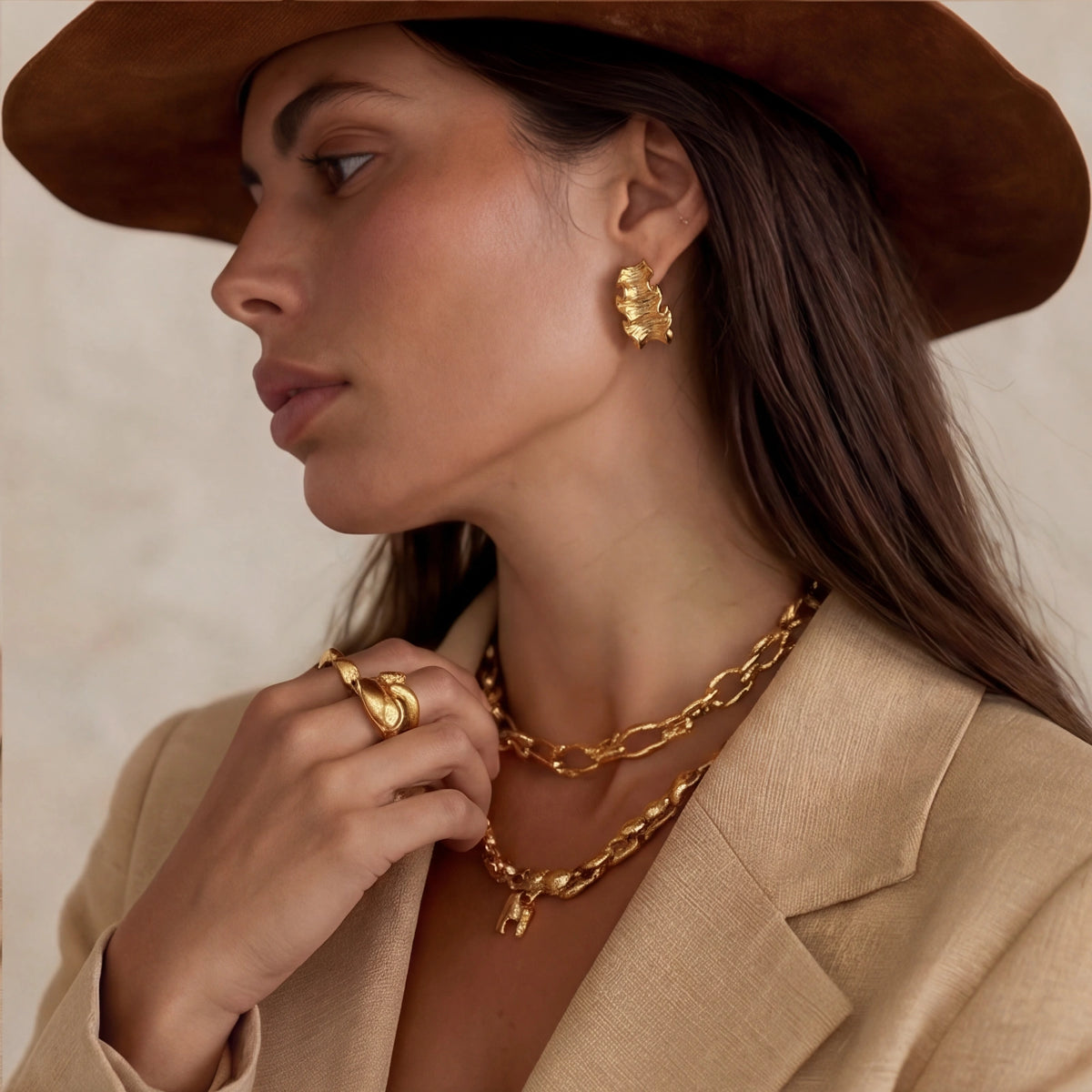 Boucles d’oreilles Léna - Acier inoxydable