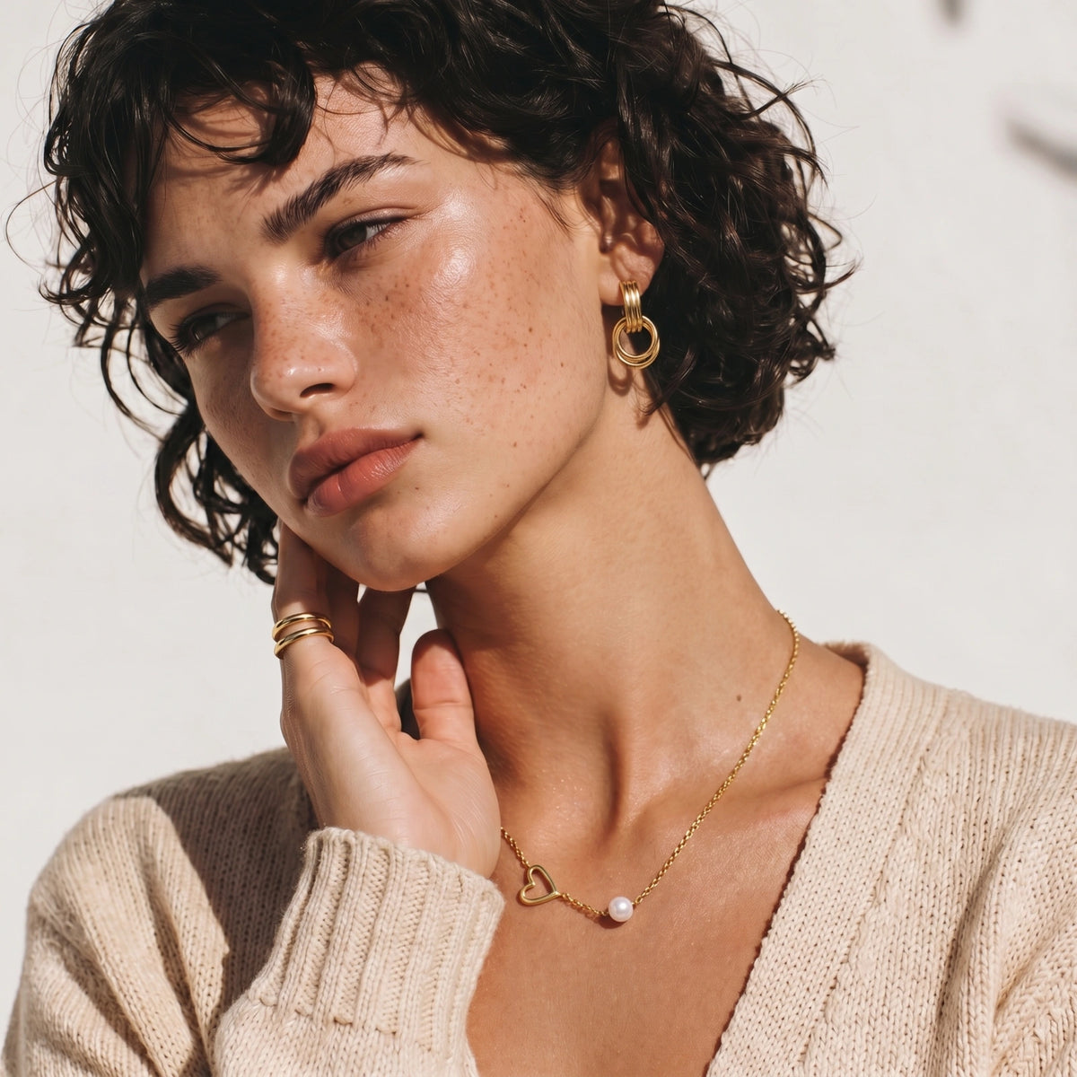 Boucles d’oreilles Romy - Acier inoxydable