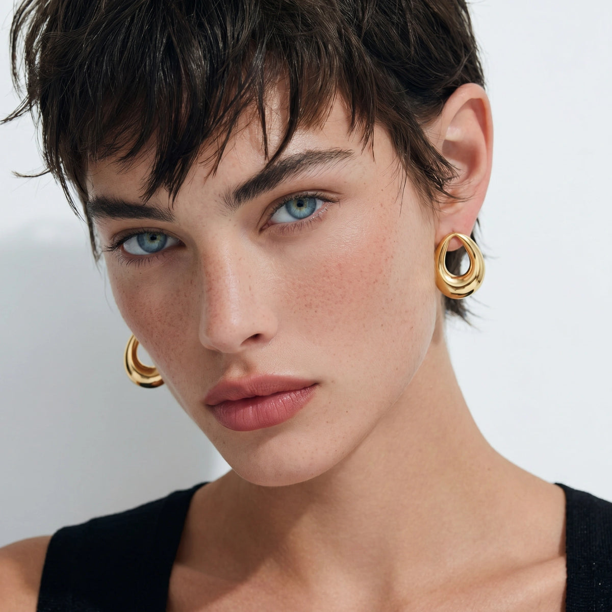 Boucles d’oreilles Nina - Acier inoxydable
